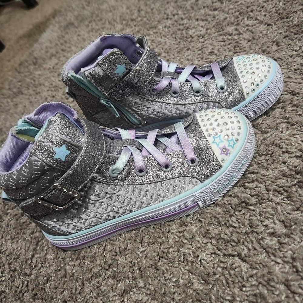 Skechers Kids Sparkle Sneakers - Picture 2 of 6